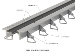 STRIP SEAL EXPANSION JOINT T-TYPE LOOP & PLATE DECG