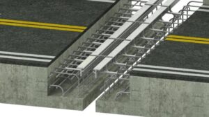 Connected Strip Seal Expansion Joint with main reinforcement